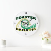 Untersetzer-Fanatiker Große Wanduhr (Zuhause)