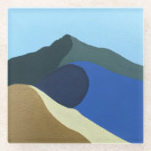 Untersetzer-Farben des Tamalpais Glasuntersetzer (Vorderseite)