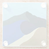 Untersetzer-Farben des Tamalpais Glasuntersetzer (Rückseite)