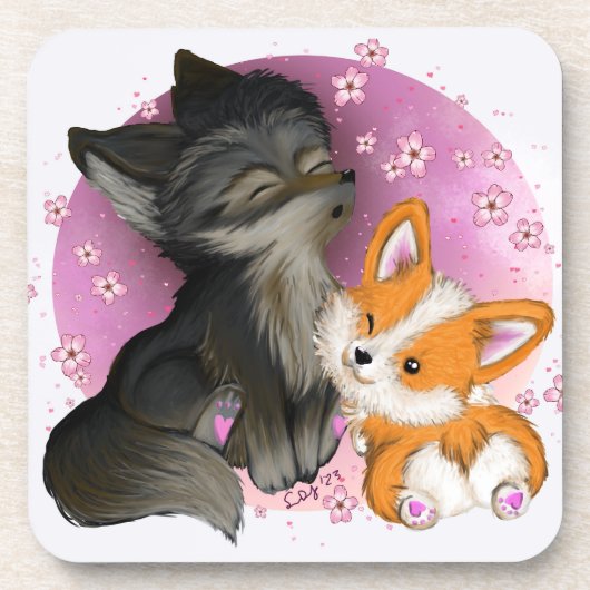 Untersetzer - Fette Cuddles (Vorderseite)