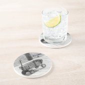 Untersetzer "Feuerinsel Wagon" (Seite)