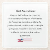 Untersetzer First Amendment USA (Vorderseite)