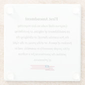 Untersetzer First Amendment USA (Rückseite)