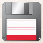 Untersetzer Floppy-Disk (Vorderseite)