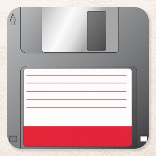 Untersetzer Floppy-Disk (Vorderseite)