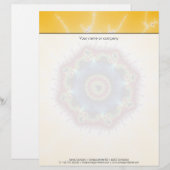 Untersetzer - Fraktal Art Briefkopf (Vorne/Hinten)