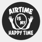 Untersetzer-Freizeitpark Themenpark Runder Aufkleber (Vorderseite)