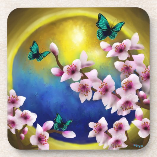 Untersetzer - Frühling im Himmel (Vorderseite)