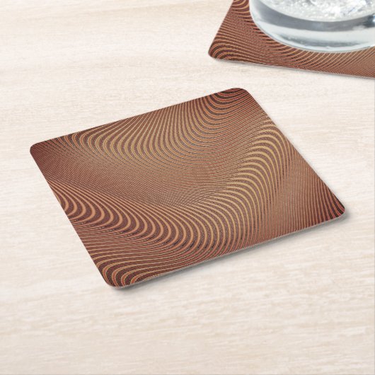 Untersetzer für abstrakte Wave Art Paper (angewinkelt)