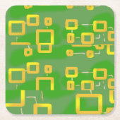 Untersetzer für Abstraktes geometrisches Grünbuch (Vorderseite)