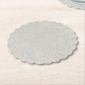 Untersetzer für antikes Weißblütenpapier (angewinkelt)