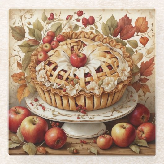 Untersetzer für Apfelkuchen (Vorderseite)