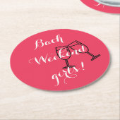 Untersetzer für Bachelorette in rosa Zoll (Angewinkelt)