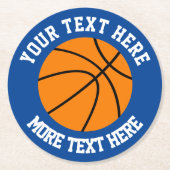 Untersetzer für Basketball (Vorderseite)