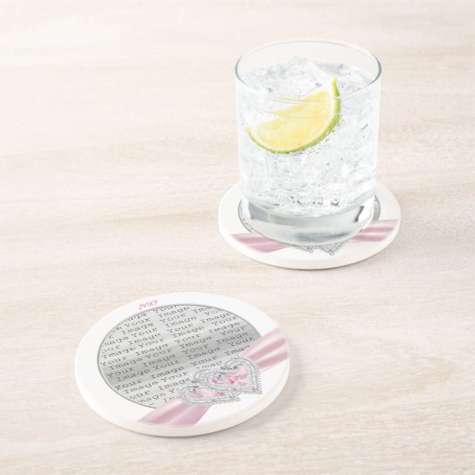 Untersetzer für benutzerdefinierte Herzen Pastellf (Seite)