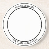 Untersetzer für benutzerdefinierte Logos: Präsenta (Vorne)