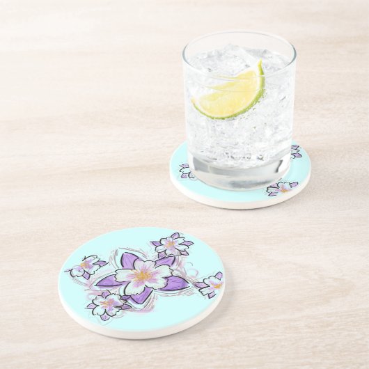 Untersetzer für Blume (Seite)