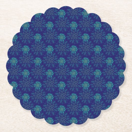 Untersetzer für Blumenmuster (Vorderseite)