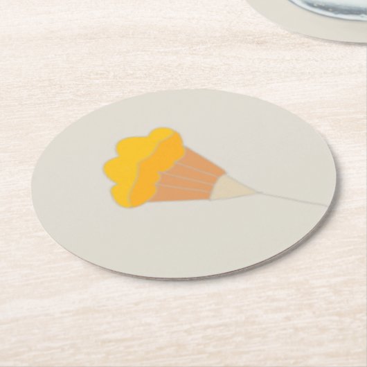 Untersetzer für botanische Monogramm-Illustrations (Angewinkelt)