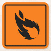 Untersetzer für Brandzeichen (Vorderseite)