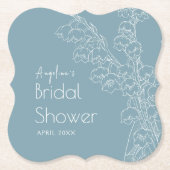 Untersetzer für Brautdusche. (Vorderseite)