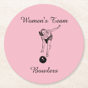 Untersetzer für Damen-Team Bowlers