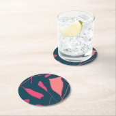 Untersetzer für das Blume von Rundpapier (Vor Ort)