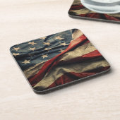 Untersetzer für das Design von Flag-Fabric (Linke Seite)