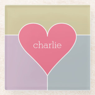 Untersetzer für das Herzmuster, kundenspezifisch M