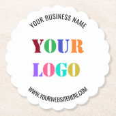 Untersetzer für das Logo "Custom Company" (Vorderseite)