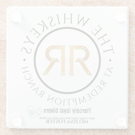 Untersetzer für das Logo "Whiskeys" (Rückseite)