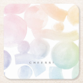 Untersetzer für das Muster von Wasserfarben