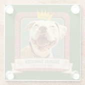 Untersetzer für das Queen Sally Bee Label (Rückseite)