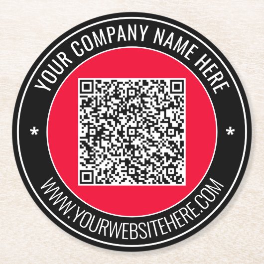 Untersetzer für den QR-Code für benutzerdefinierte (Vorderseite)