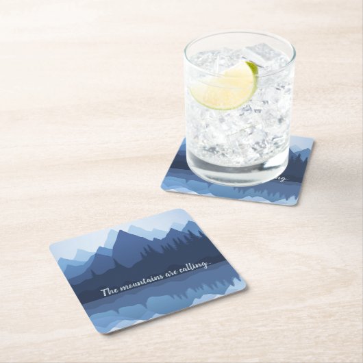 Untersetzer für die Gestaltung von Gebirgsreflekti (Vor Ort)