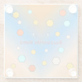 Untersetzer für die individuell anpassbare Blindgl (Rückseite)