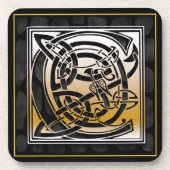 Untersetzer für die Keltische Schwarzsteinmonograp (Vorderseite)