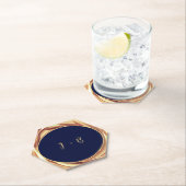 Untersetzer für die Printwerbung von Gold-Metallic (Vor Ort)