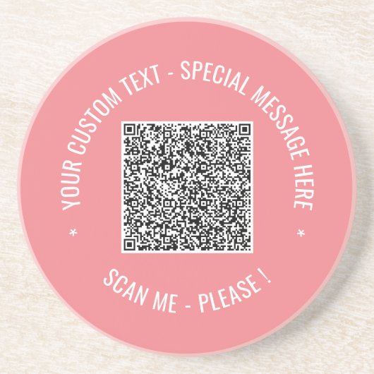 Untersetzer für die QR-Codeprüfung Info zu benutze (Vorne)