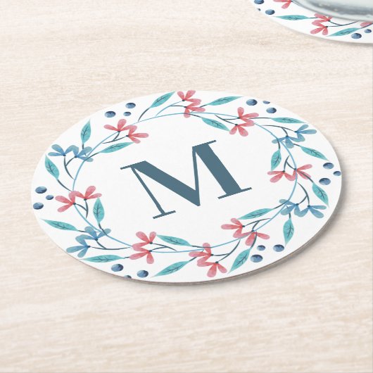 Untersetzer für einfache Blumenmuster (Angewinkelt)