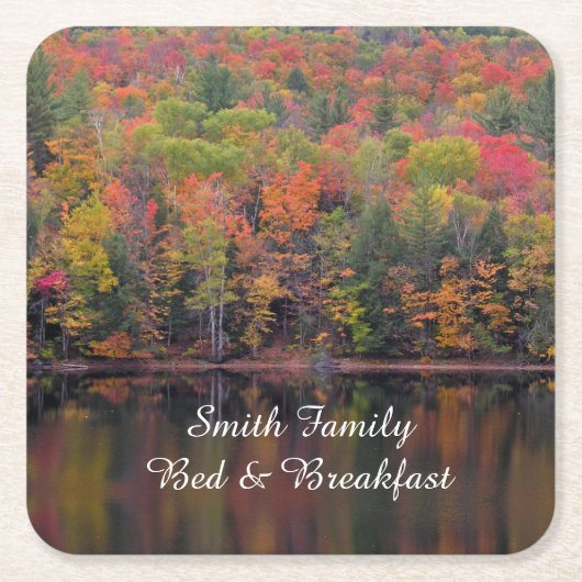 Untersetzer für Farbdruckpapier im Herbst (Vorderseite)