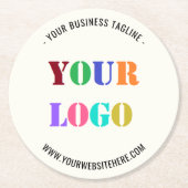 Untersetzer für Firmenlogo (Vorderseite)