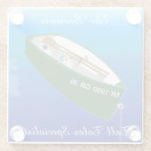 Untersetzer für Fischfang-Lager-Schildkröte (Rückseite)