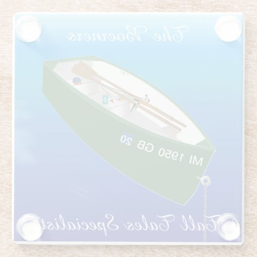 Untersetzer für Fischfang-Lager-Schildkröte (Rückseite)