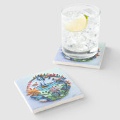 Untersetzer für geflochtene Papiere (Seitenansicht)