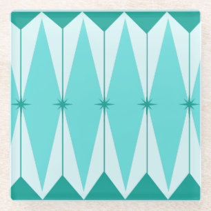 Untersetzer für geometrische Diamanten und Sternex