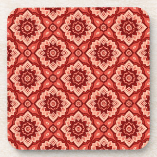 Untersetzer für geometrische Muster in Boho - Set 