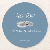 Untersetzer für grünes Blau und Weißbuch (Vorderseite)