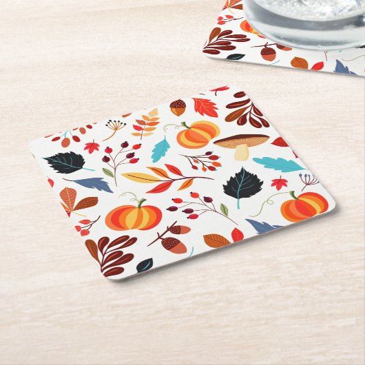 Untersetzer für Herbstmuster (angewinkelt)