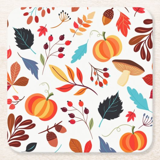 Untersetzer für Herbstmuster (Vorderseite)
